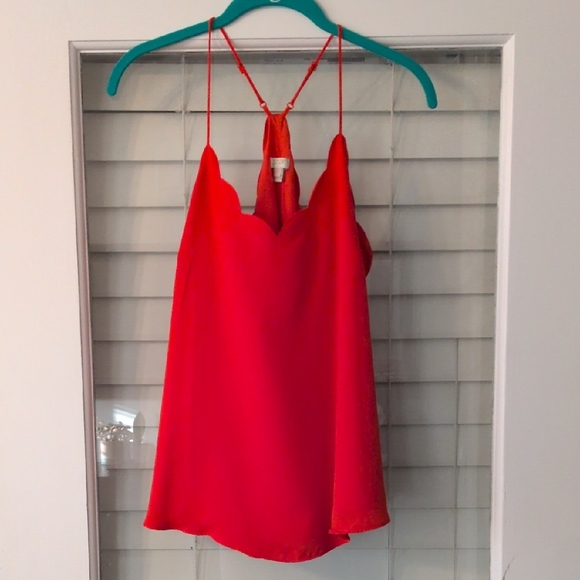 J. Crew Factory Tops - J. Crew Scalloped Cami